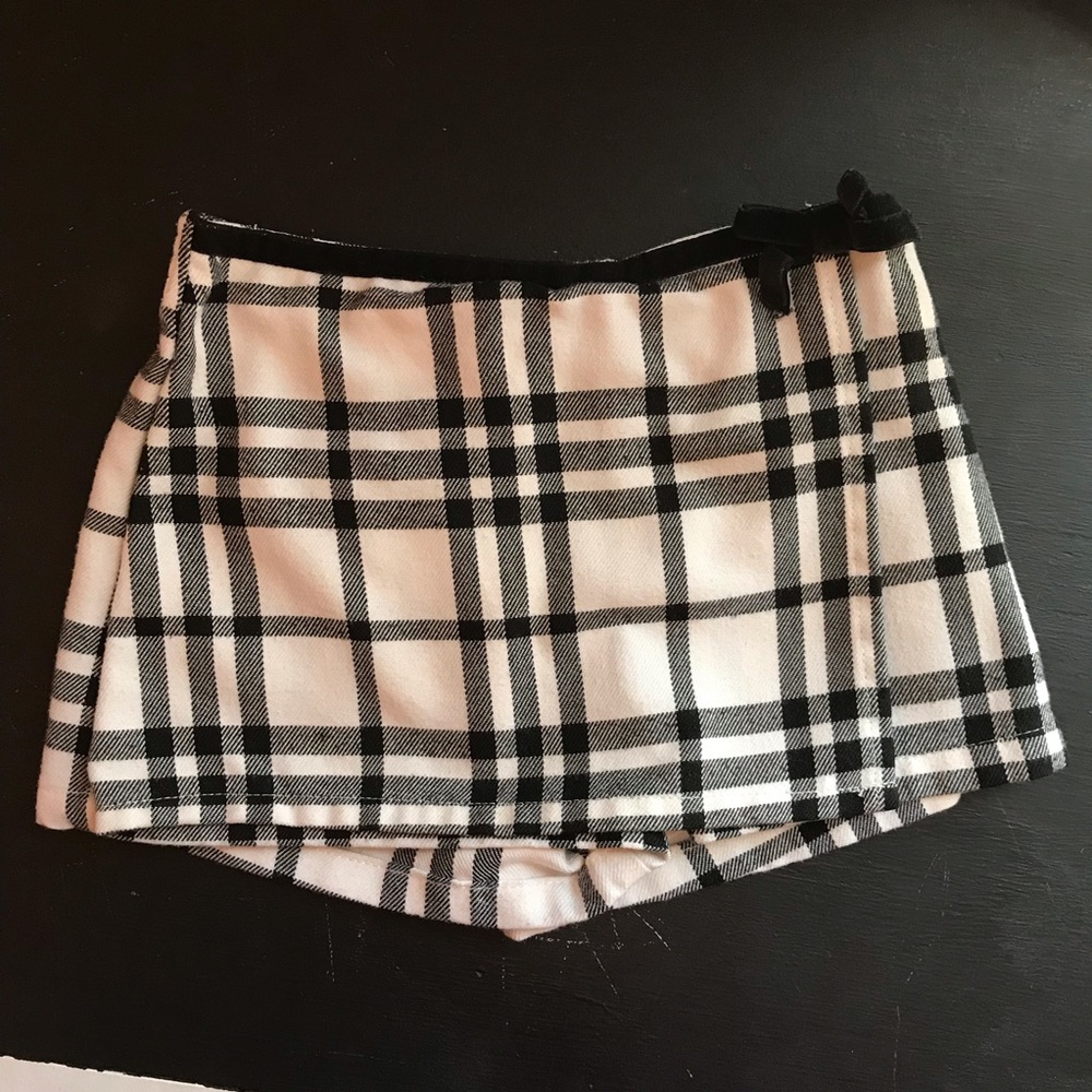 Old Navy Baby Black & White Plaid Skort 12-18M - Picture 5 of 8